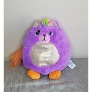 Purple Misfittens Plush Cat